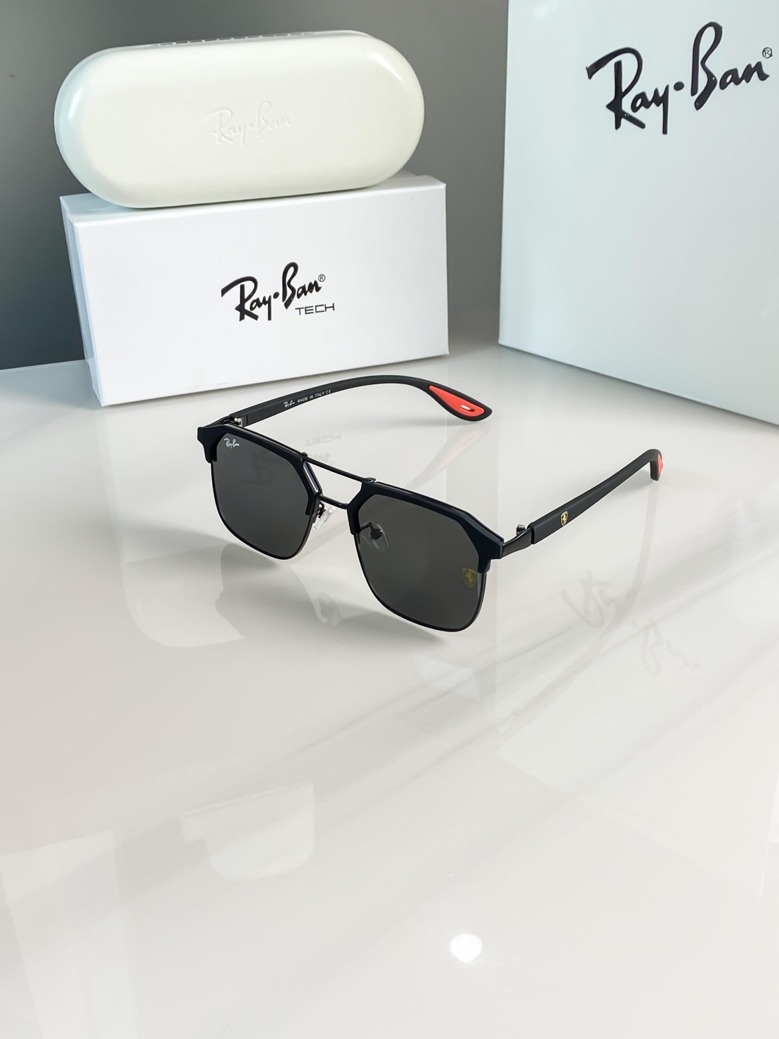 RAYBAN LUXURY SHADES #04 full black premium sunglasses