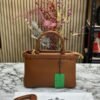 Prada Buckle Handbag With Sling And Dust Bag (Brown)(MT)