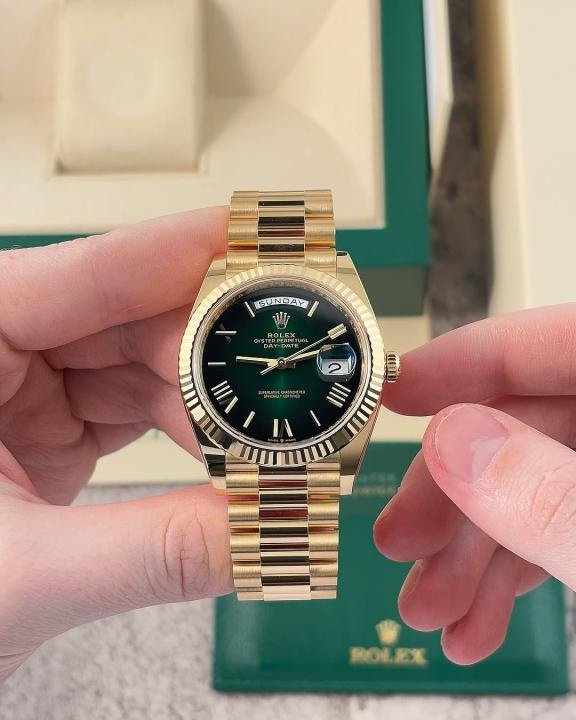 Rolex Oyster Perpetual Day Date Green Dial