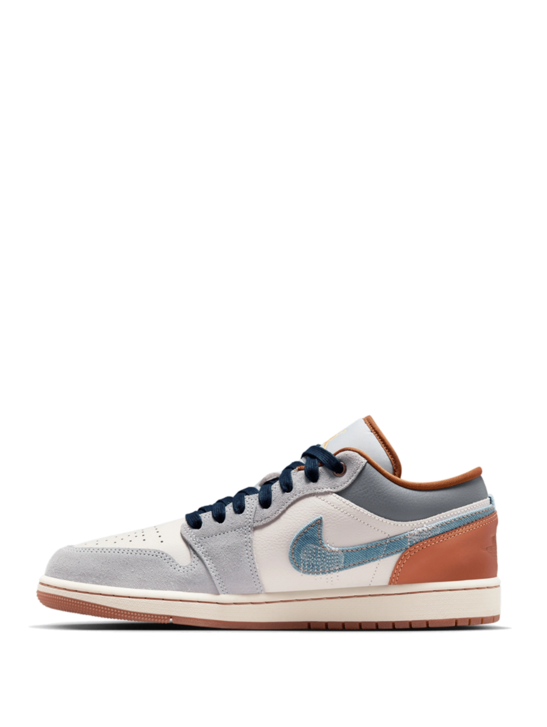 Jordan 1 Low SE Phantom Repaired Denim Swoosh