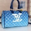 Vuitton Keepall Bandouliere Clouds Monogram 50 Blue