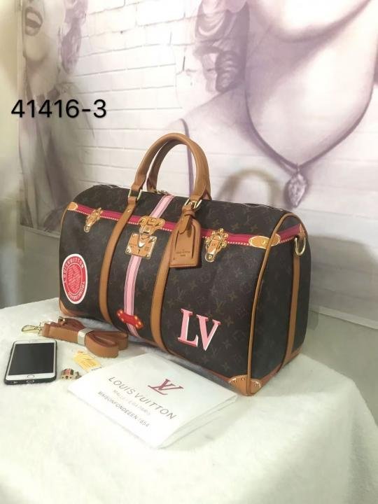 Vuitton Keepall Duffle Bandouliere Monogram Tromp Loeil