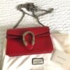 Gucc.i Dionysus mini bag in Red leather.
