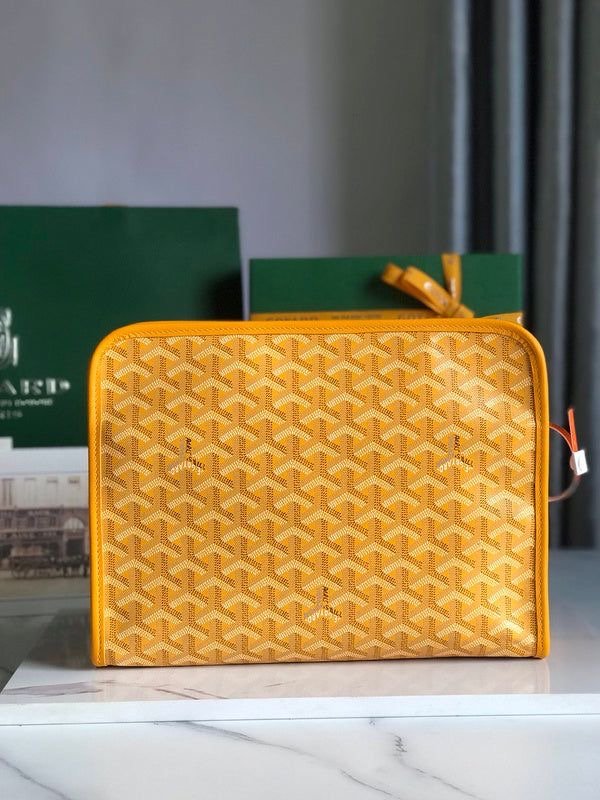Goyard Jouvence PM Toiletry Bag Yellow