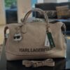 Karl Lagerfeld KIkonik 2.0 Logo Large Tote bag beige