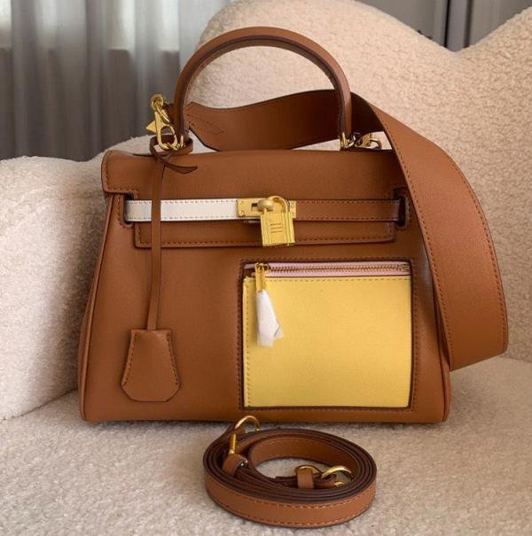 Herms Kelly Colormatic 25 Swift Chai Lime Blue Brume Cassis