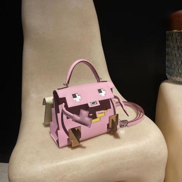 Hermes Kelly Doll Picto 25 Handbag