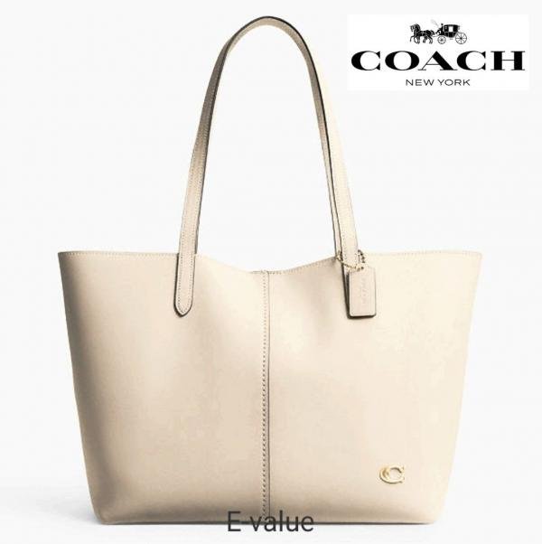 coac_h North 32 leather Tote bag premium Quality with dust bag
