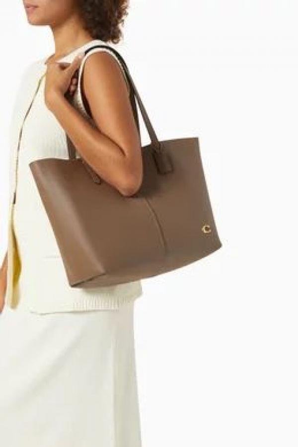 coac_h North 32 leather Tote bag premium Quality with dust bag